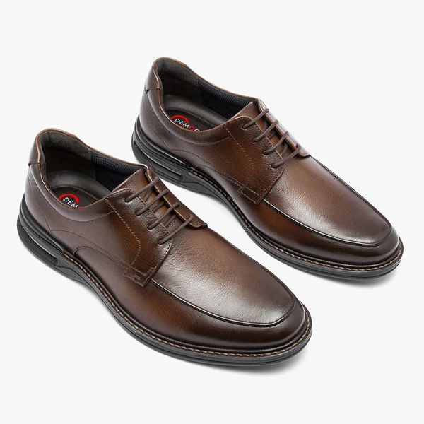 SAPATO MASCULINO DEMOCRATA AIR MAGNUM EM COURO