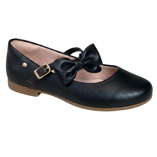 SAPATO PAMPILI ANGEL LAÇO DUPLO FEMININO INFANTIL DOURADO